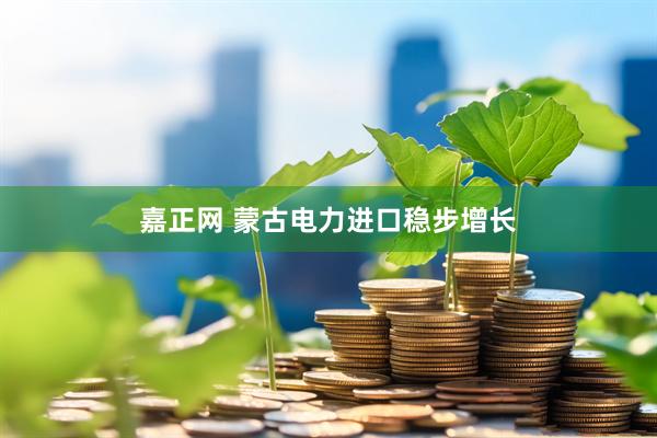 嘉正网 蒙古电力进口稳步增长